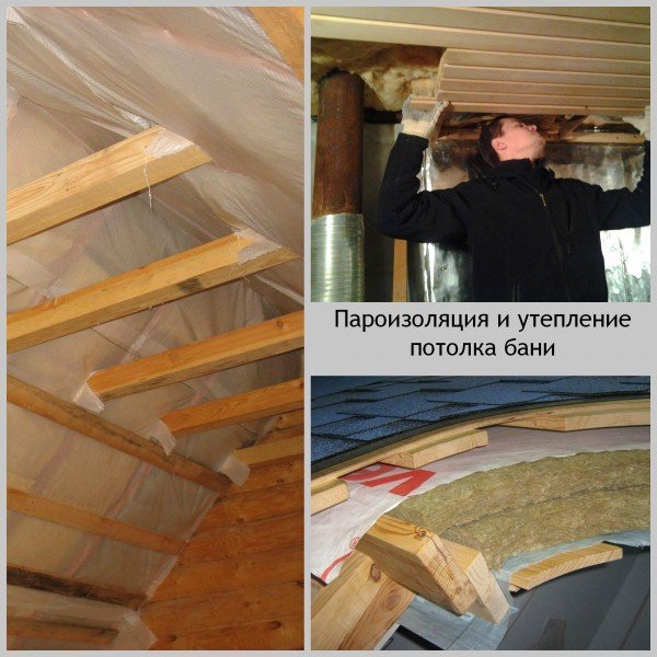 Как утеплить крышу для бани своими руками 32