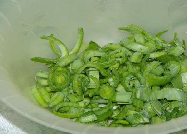 Нарезанный лук
