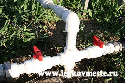 Подготавливаем систему водопровода для системы капельного орошения
