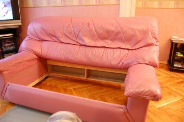 корпус дивана изнутри
