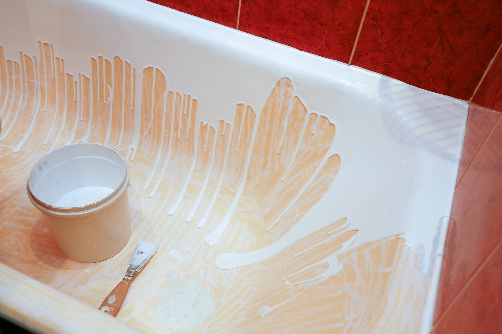 покрытие ванны акрилом в домашних условиях