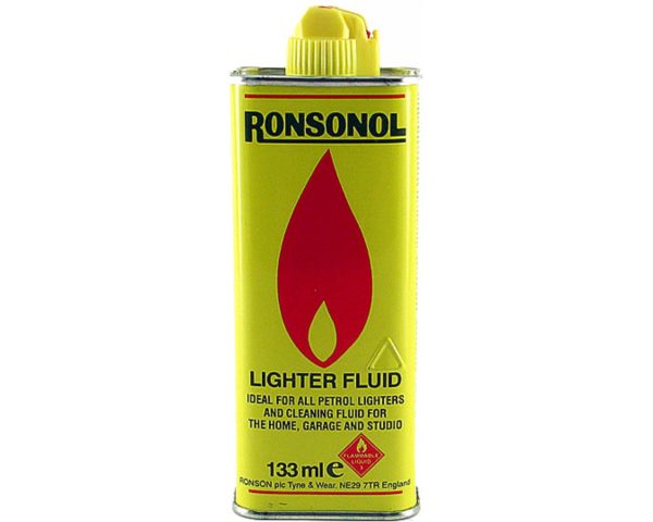 Флакон с бензином для заправки зажигалок «Ronsonol»