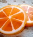 Мыло в виде нарезанного апельсина