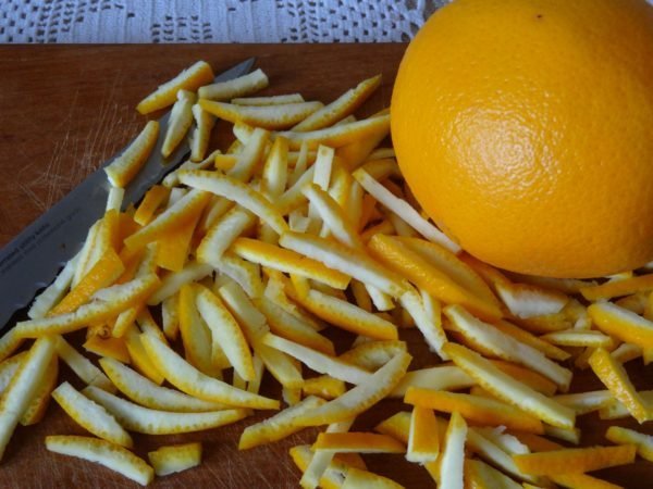 апельсин и цедра