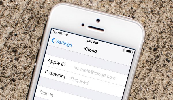 Активация Apple ID в iCloud