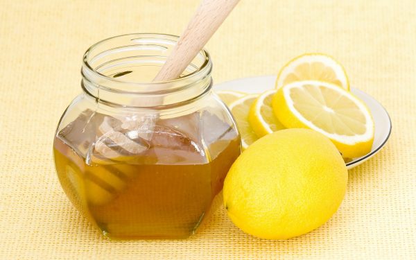 мёд и лимон