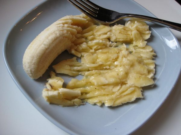 Размятый банан