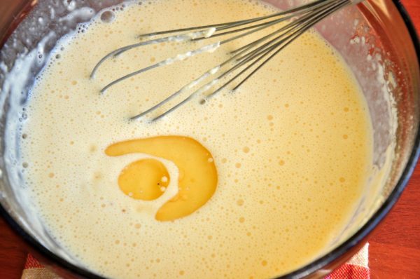Горчичное масло в кефирном тесте