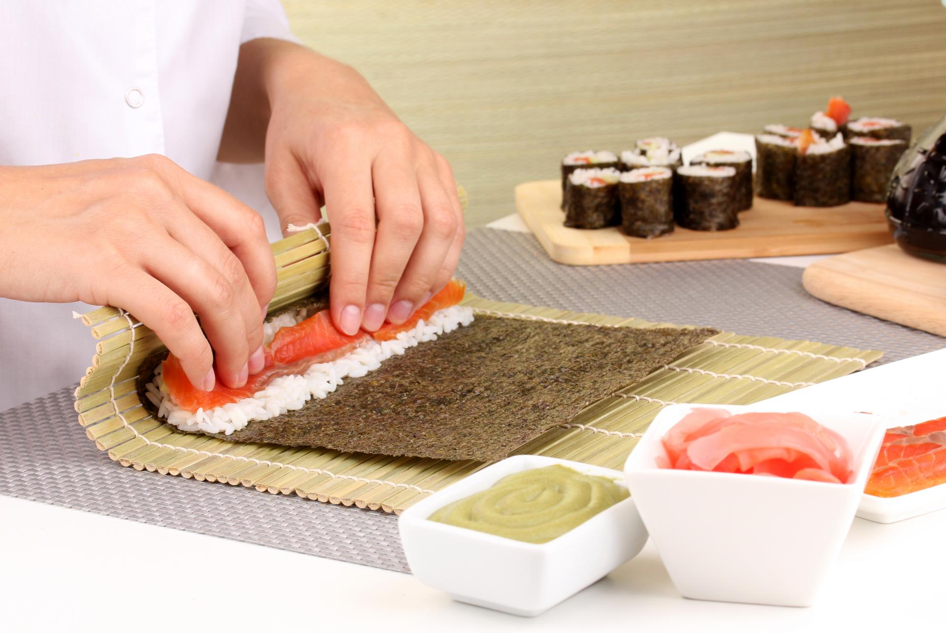 Как приготовить суши в домашних условиях пошаговый запеченные фото 48