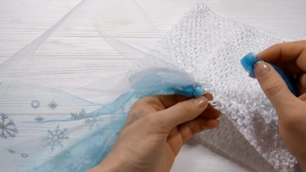 Изготовление юбки-пачки: этап 1
