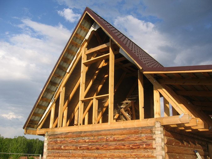фронтон деревянного дома своими руками