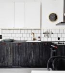 Чёрная кухня в скандинавском стиле