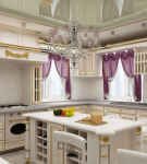 Белая кухня барокко