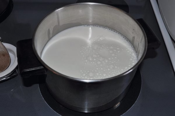 Нагретое молоко