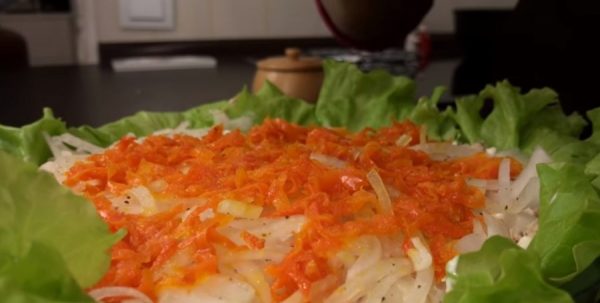 Салат Норвежский роман пошаговый рецепт с фото и видео (салат, норвежский, роман, пошаговый) пошаговый