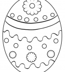 Шаблон пасхального яйца 8