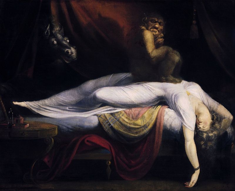 Иоганн Фюсли картина Ночной кошмар