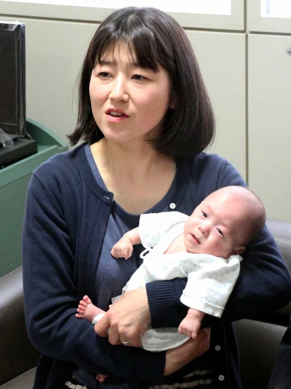 Риусуке Секино с мамой