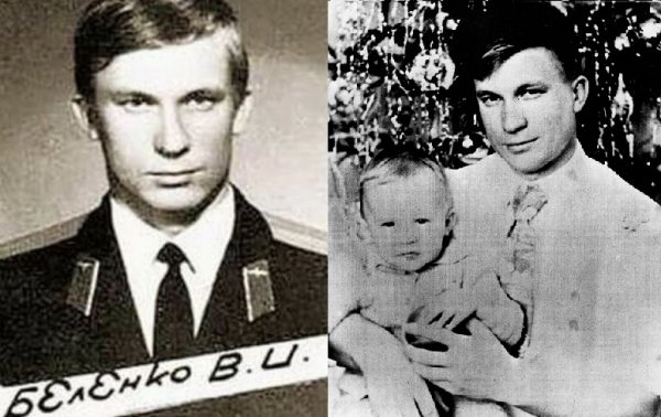 Виктор Беленко с сыном